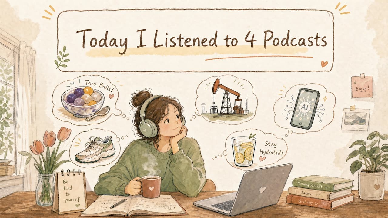 Lo Que Escuche Hoy (2026/05/25): 4 Podcasts y las Ideas que Realmente Vale la Pena Guardar